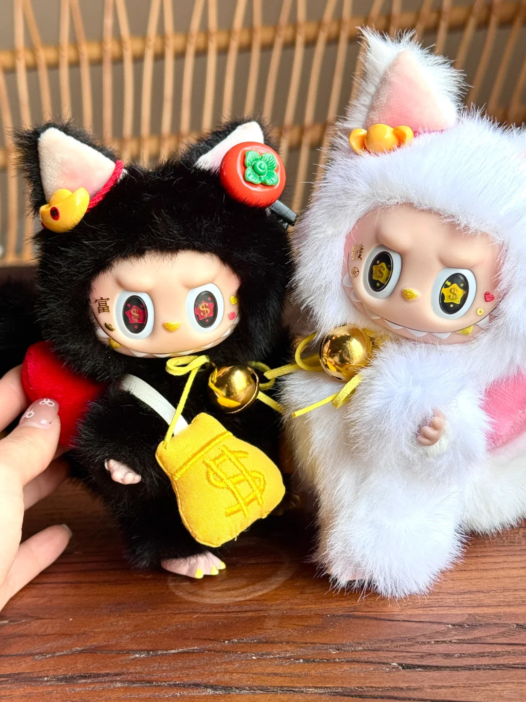 Original Design- Lucky Cat, May Winds Be Favorable and Wealth Flow Your Way|Handmade Modification labubu Doll
