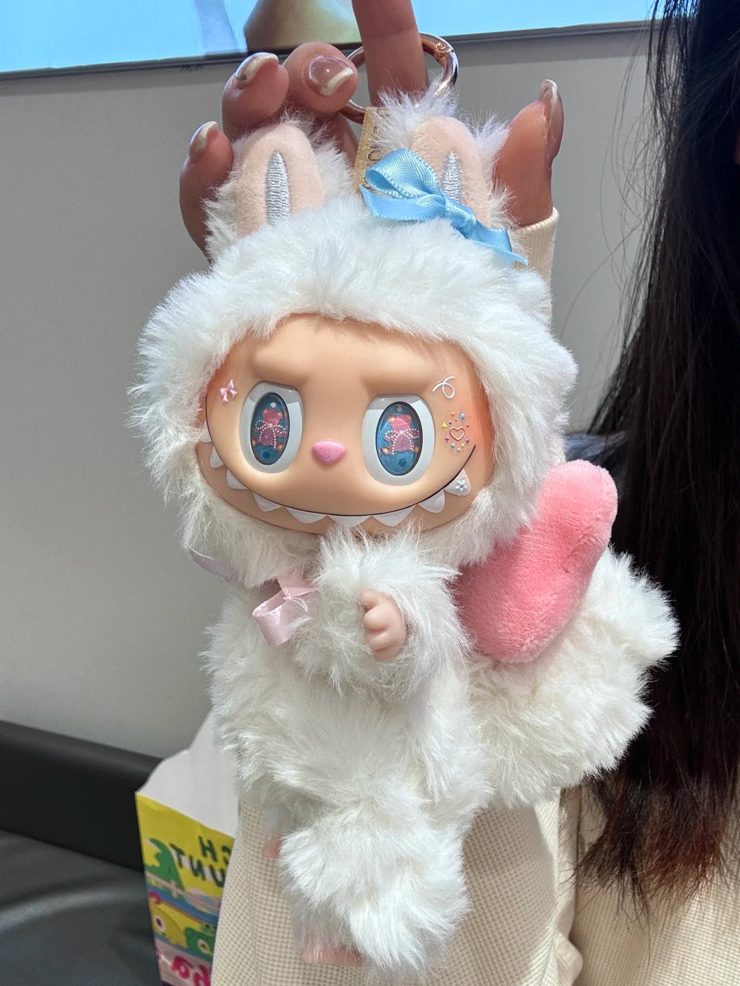 Original Design- Cream Puff Bear Bear Series |Handmade Modification labubu Doll