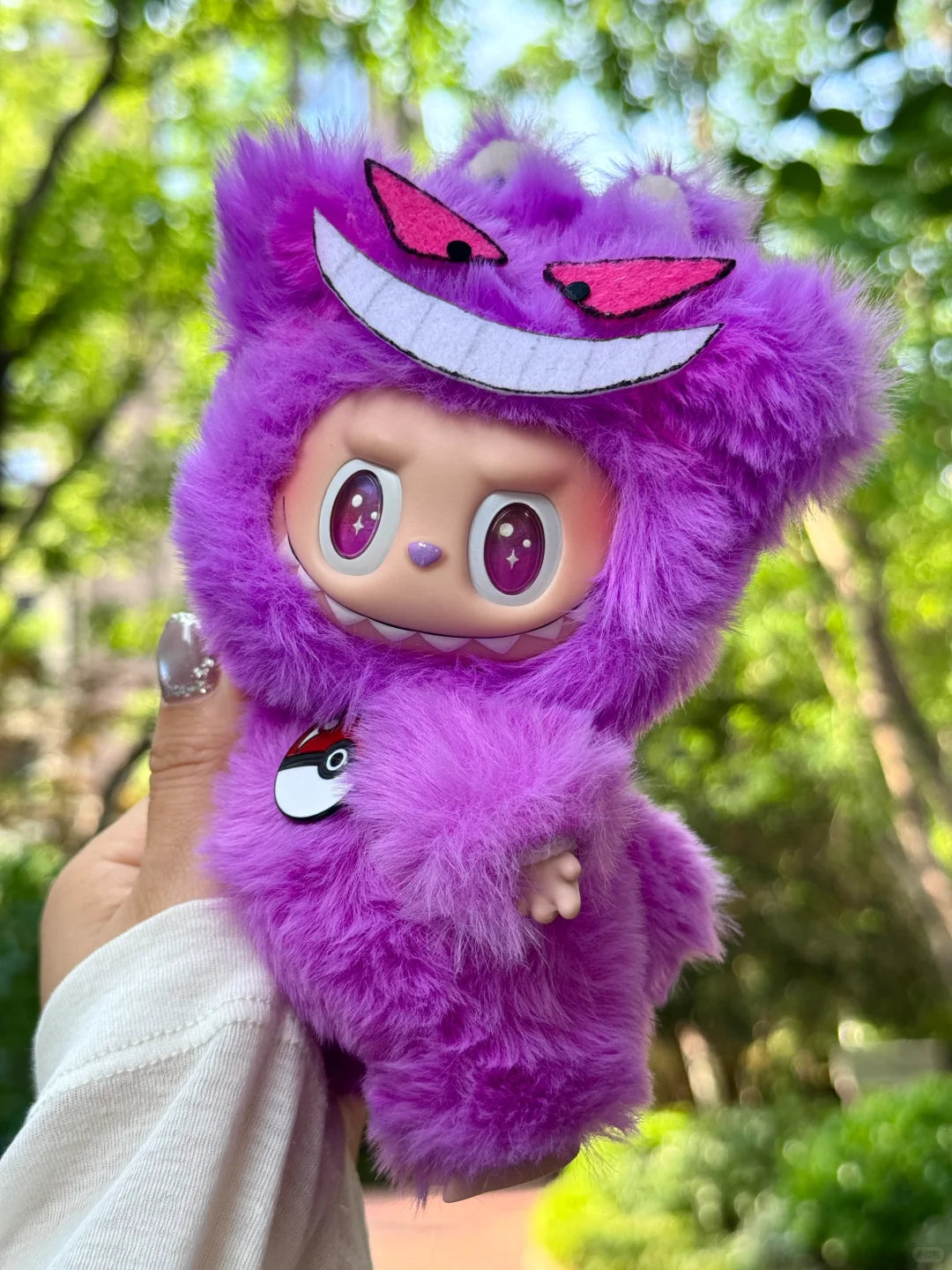 Original Design- Pokemon Gengar|Handmade Modification labubu Doll
