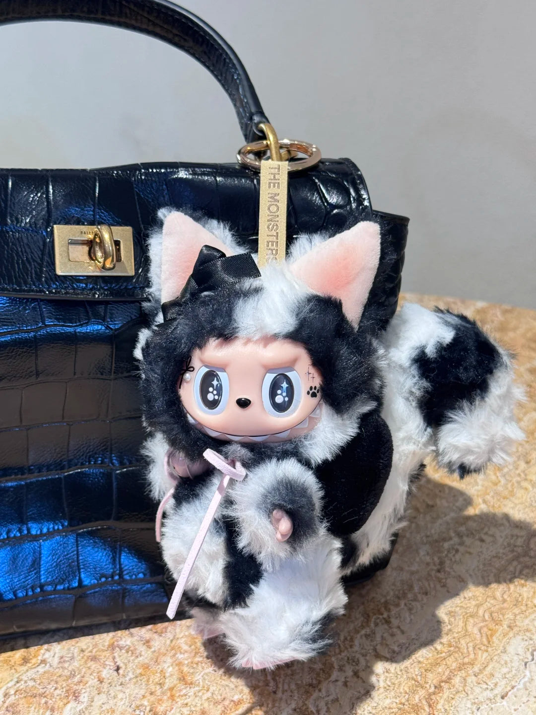 Original Design- Cow Cat|Handmade Modification labubu Doll