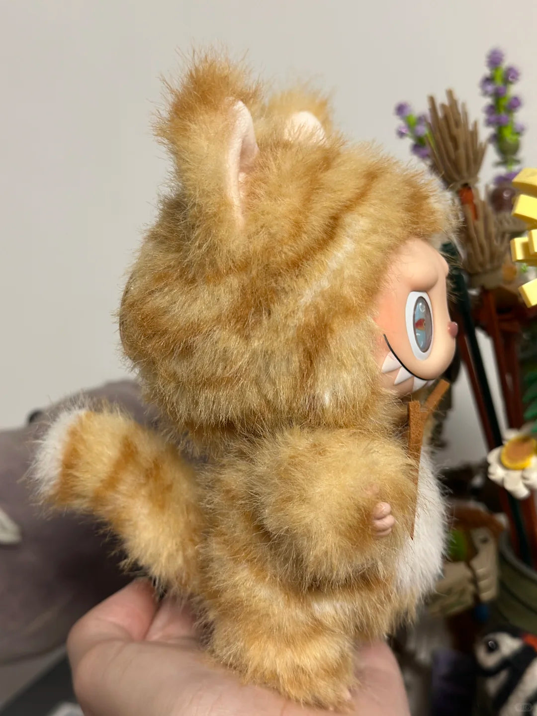 Original Design- Kitties love fish | Handmade Modification labubu Doll