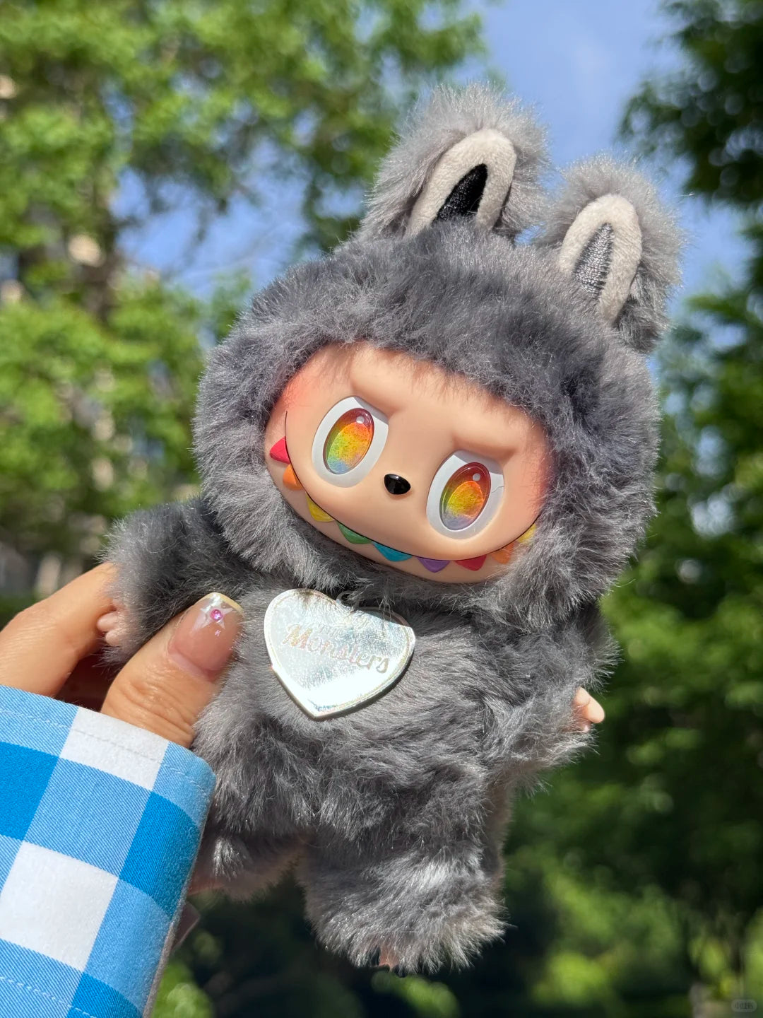Original Design- Zimomo Big into Energy Secret with Tail |Handmade Modification labubu Doll