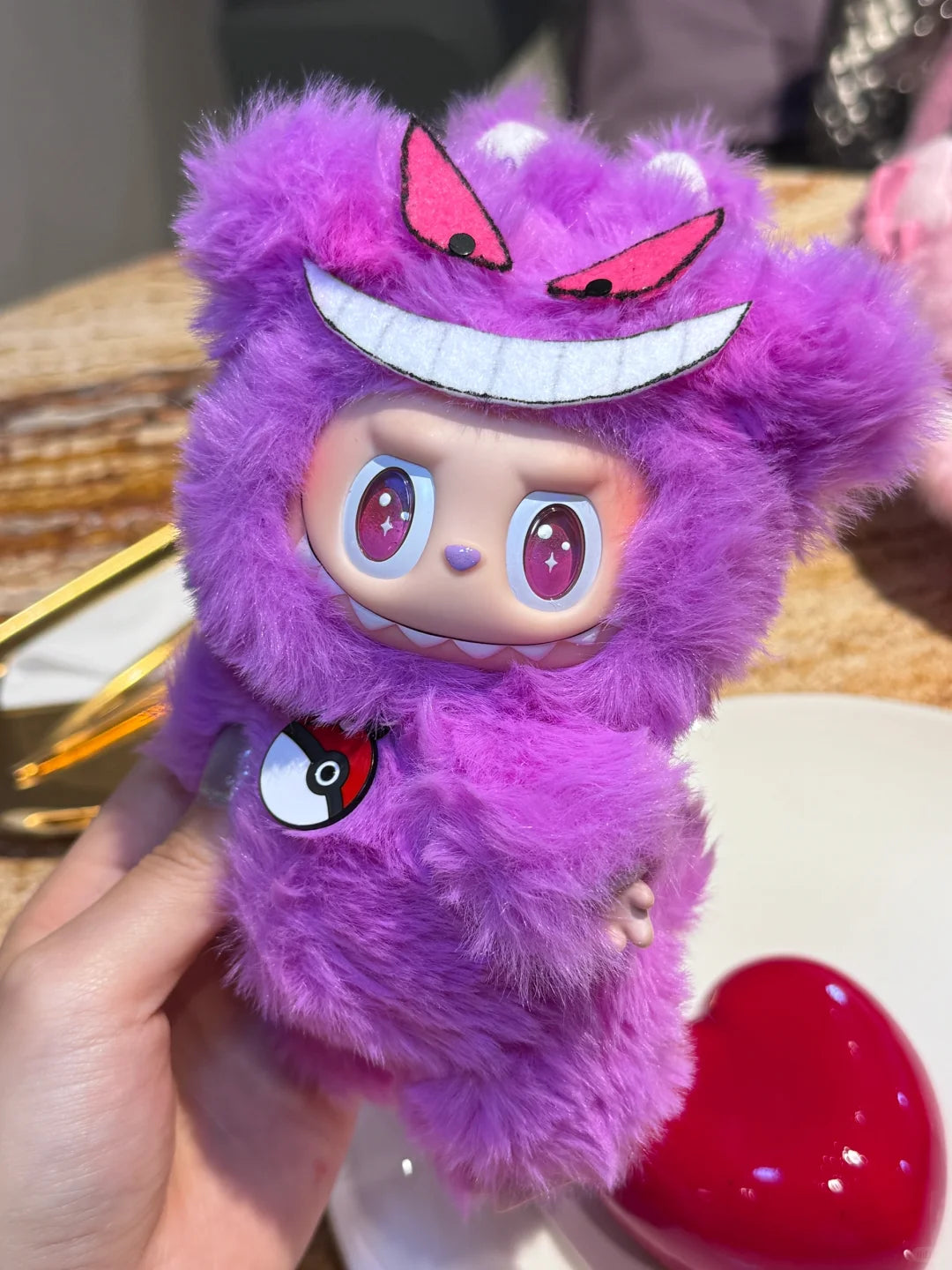 Original Design- Pokemon Gengar|Handmade Modification labubu Doll
