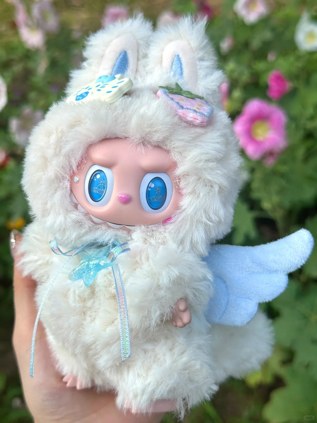 Original Design- Sea Salt Shaved Ice with Tail |Handmade Modification labubu Doll