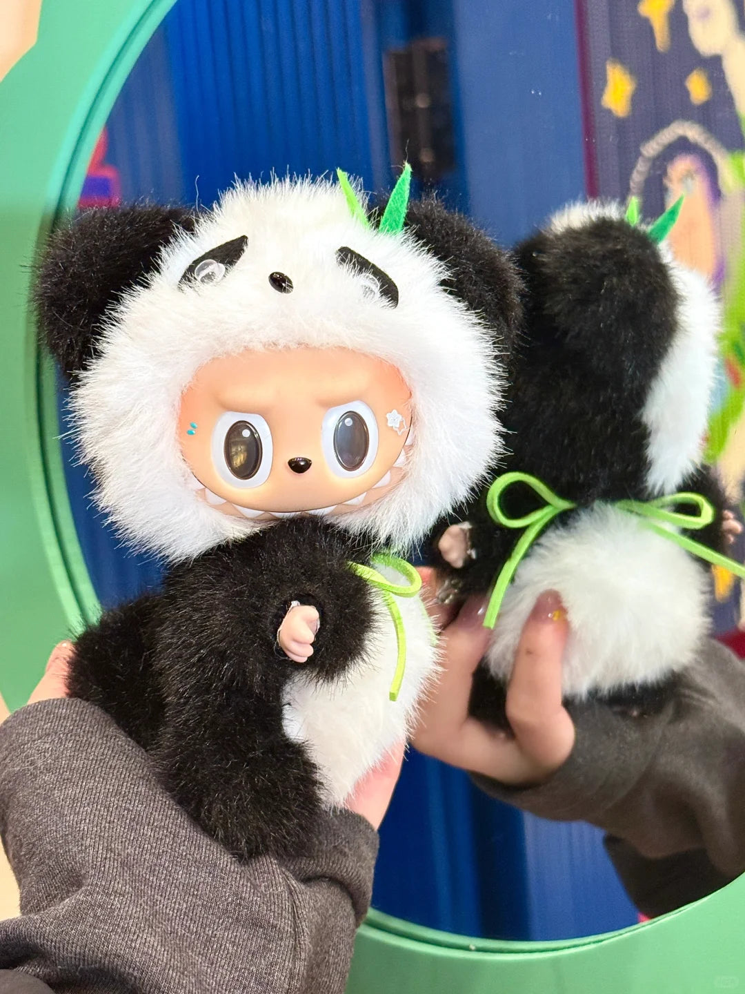 Original Design- Panda|Handmade Modification labubu Doll