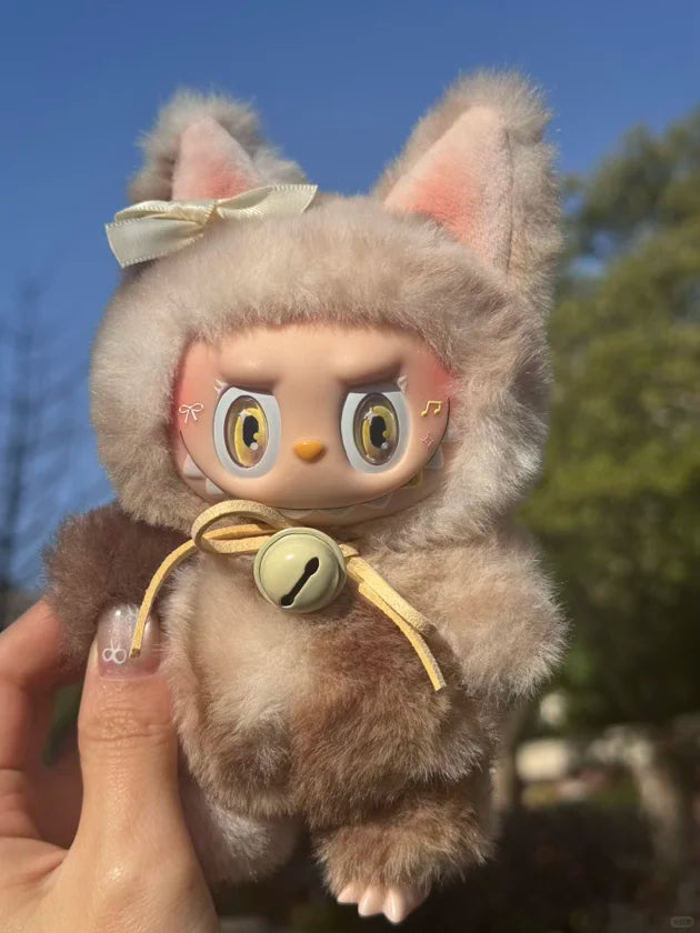 Original Design- Rural Cat|Handmade Modification labubu Doll