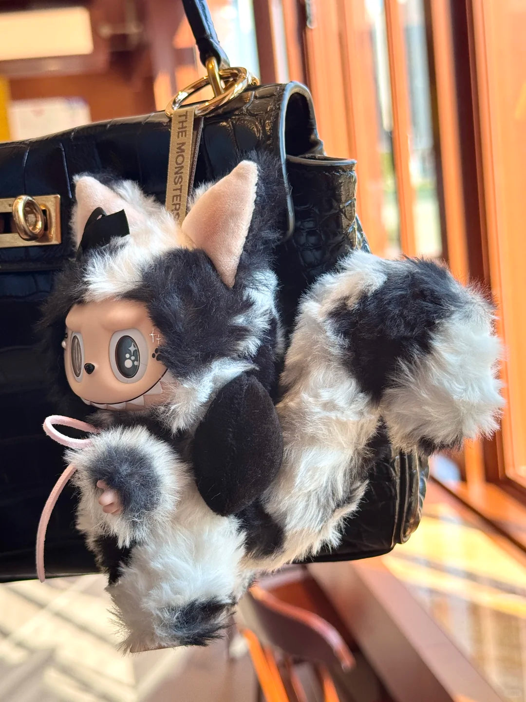 Original Design- Cow Cat|Handmade Modification labubu Doll