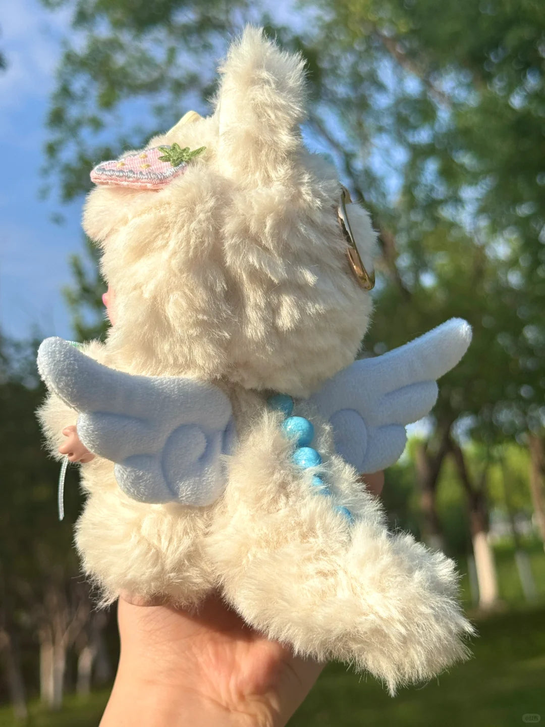 Original Design- Sea Salt Shaved Ice with Tail |Handmade Modification labubu Doll