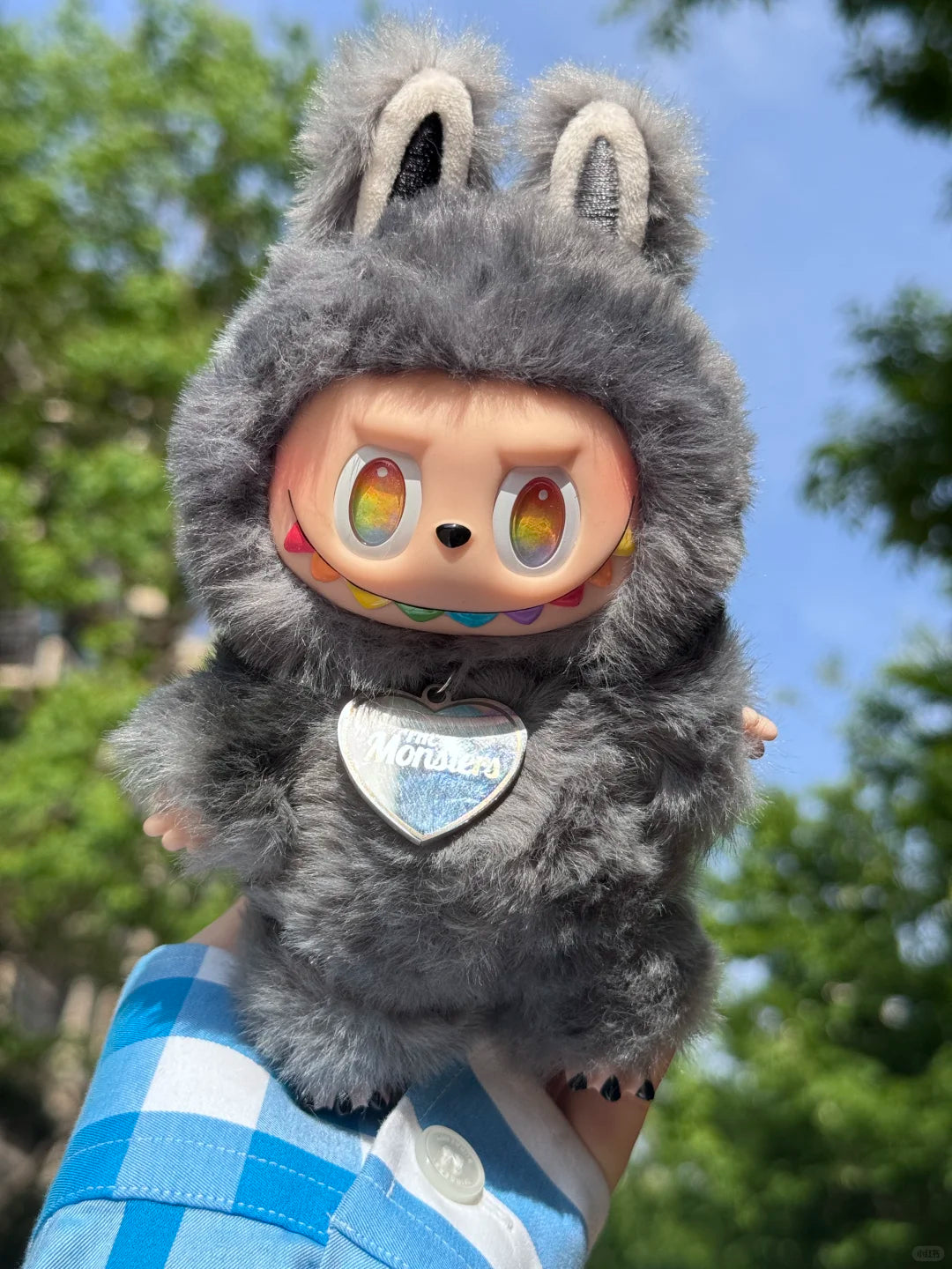Original Design- Zimomo Big into Energy Secret with Tail |Handmade Modification labubu Doll