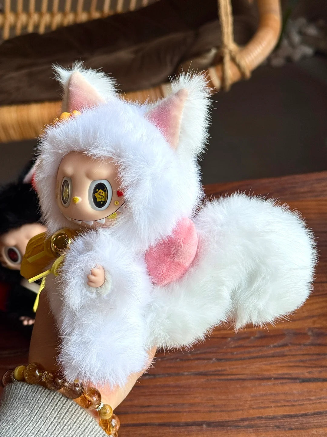 Original Design- Lucky Cat, May Winds Be Favorable and Wealth Flow Your Way|Handmade Modification labubu Doll