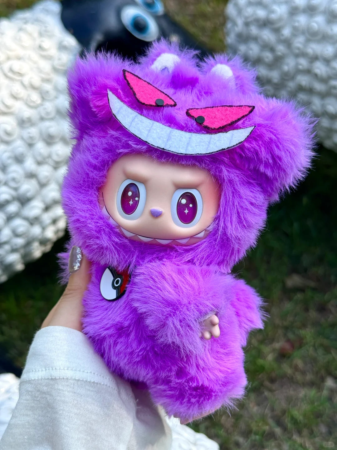 Original Design- Pokemon Gengar|Handmade Modification labubu Doll