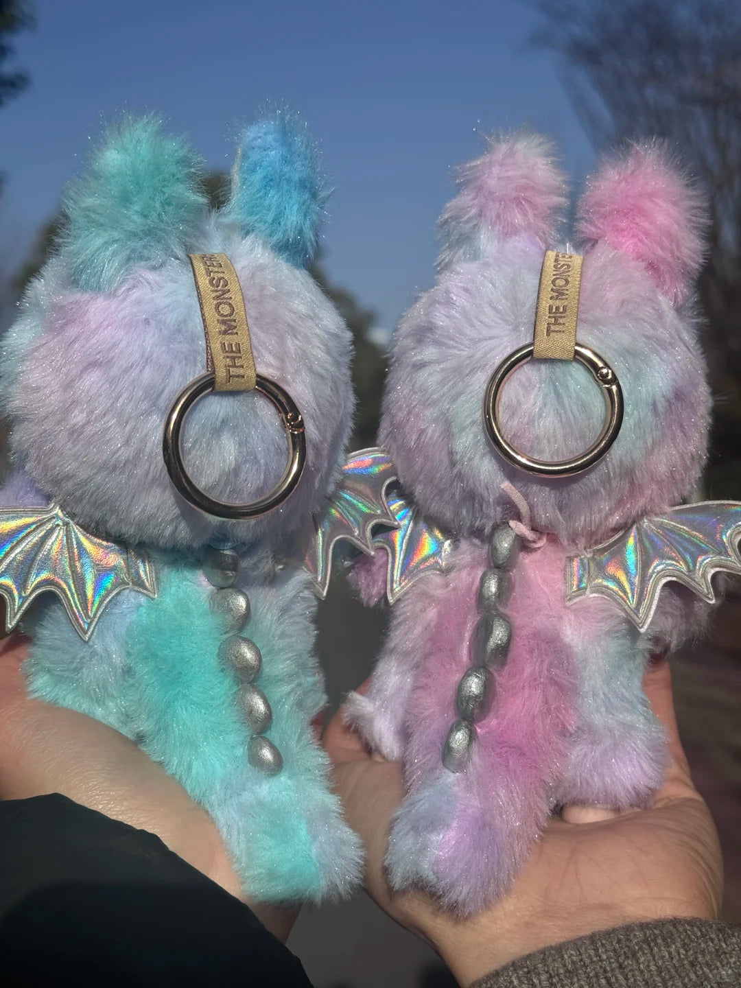 Original Design- Love Rainbow1.0- Blue& Purple& Pink|Handmade Modification labubu Doll