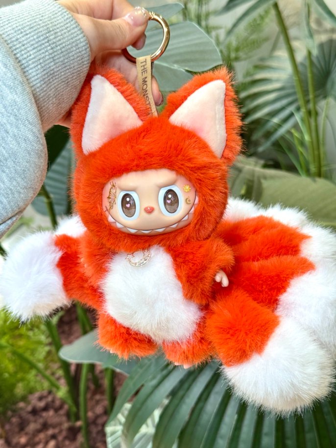 Original Design- Nine-Tailed Fox-7 colors|Handmade Modification labubu Doll