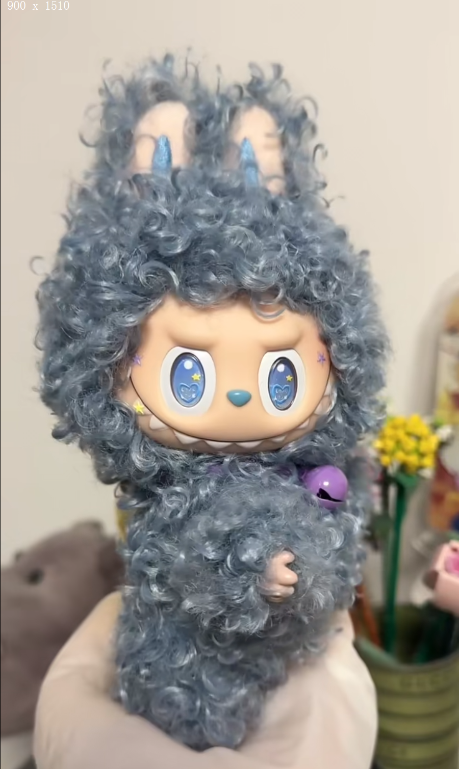 Original Design- Curly Hair Collection 7 colors |Handmade Modification labubu Doll