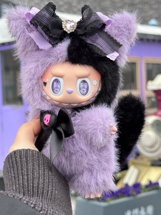 Original Design- Super Kuromi|Handmade Modification labubu Doll