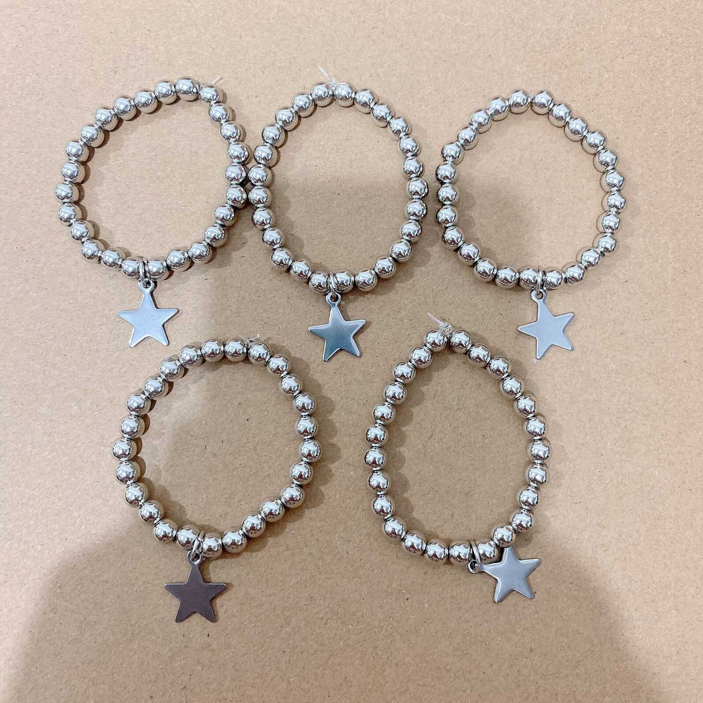 13cm Plush Doll Elastic Pearl Necklace Bead Chain DIY Accessories