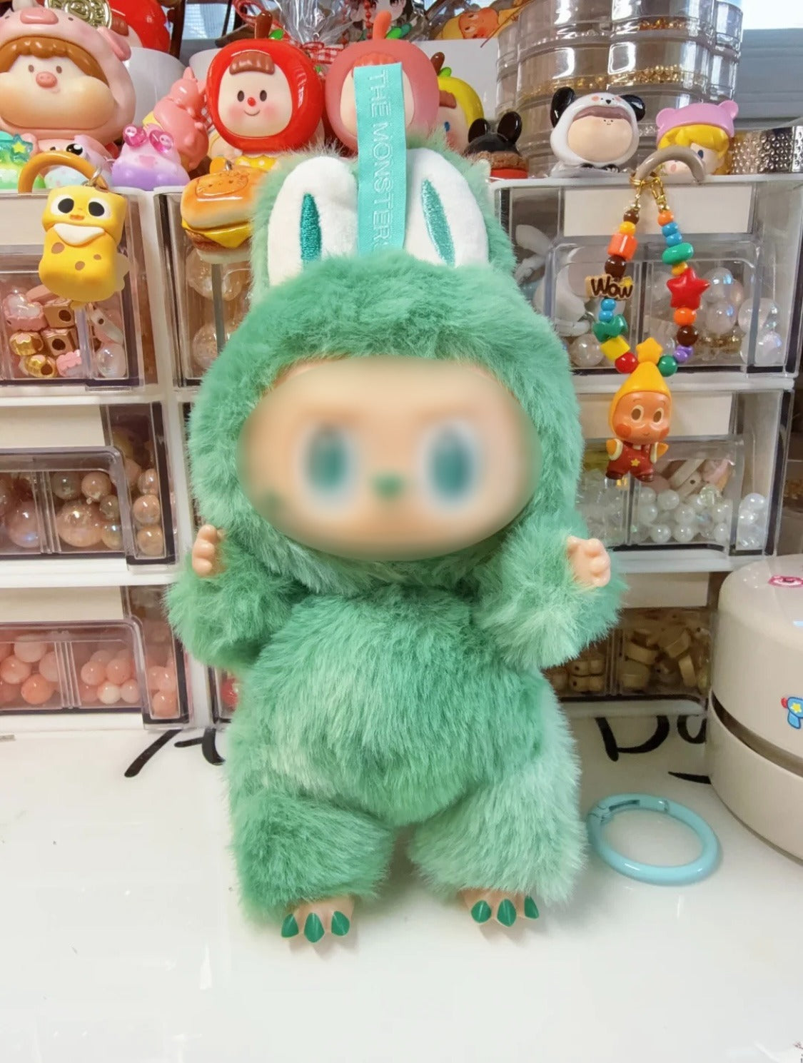 Labubu SERENITY-The Monster 3.0 'BIG INTO ENERGY' DIY Resin Craft Kit - Complete Starter Set, Handmade Mold, Resin, Paints & Tools (Fan Art Inspired)