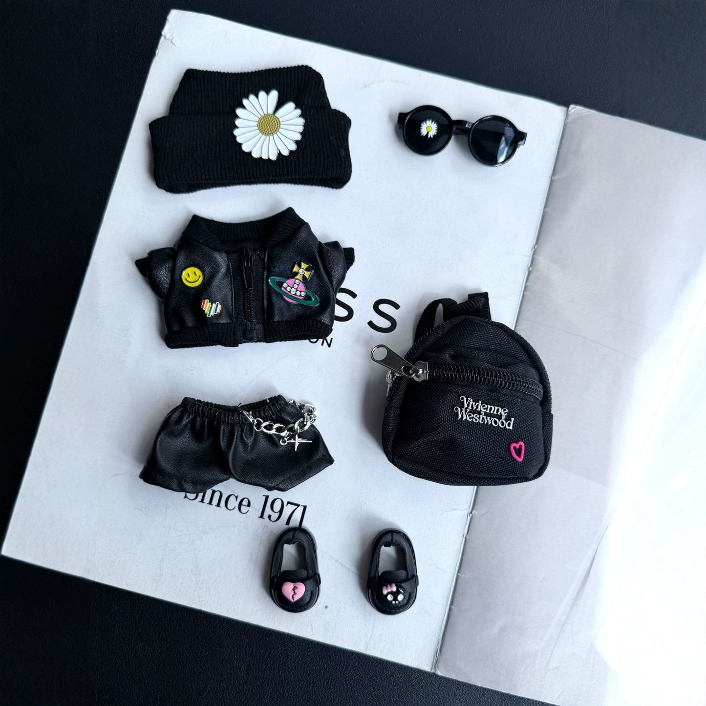 Daisy suit GD doll leather jacket universal(Doll not included)