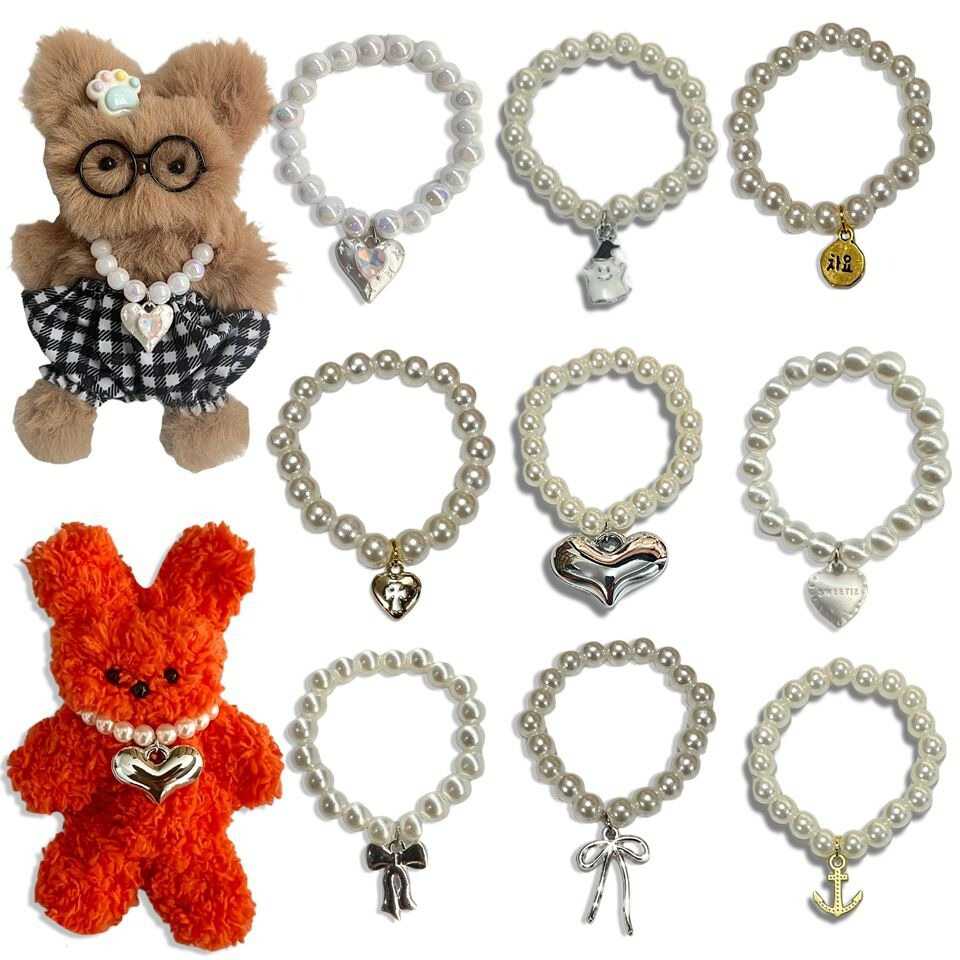 Doll Pearl Necklace Accessories Decorations