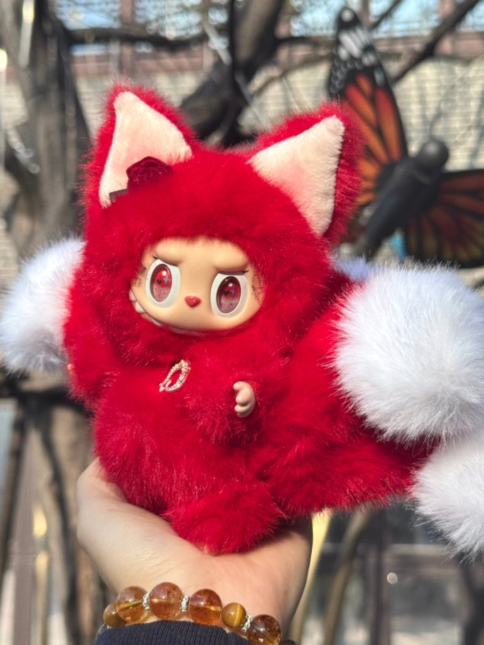 Original Design- Nine-Tailed Fox-7 colors|Handmade Modification labubu Doll