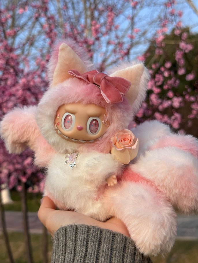 Original Design- Nine-Tailed Fox-7 colors|Handmade Modification labubu Doll