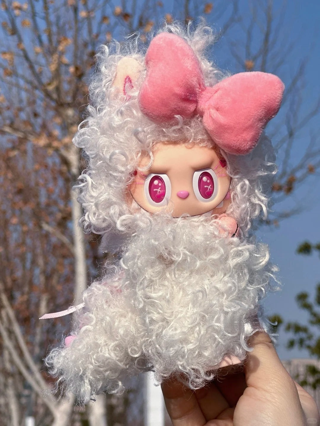 Original Design- Baby Curly Sheep 3 Colors | Handmade Modification labubu Doll