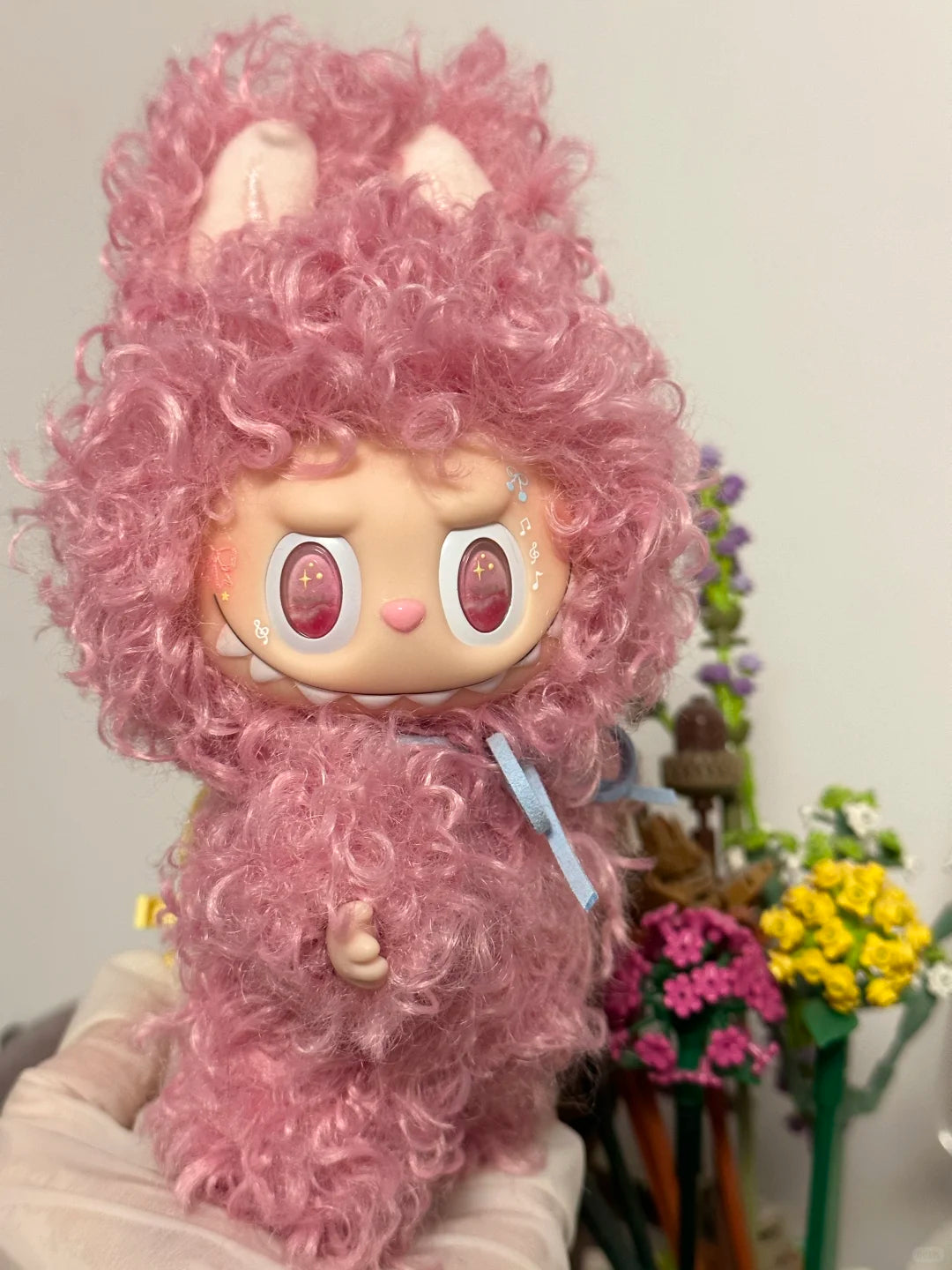 Original Design- Curly Hair Collection 7 colors |Handmade Modification labubu Doll