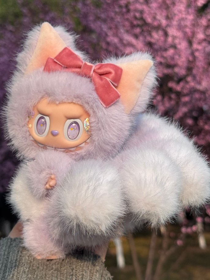 Original Design- Nine-Tailed Fox-7 colors|Handmade Modification labubu Doll
