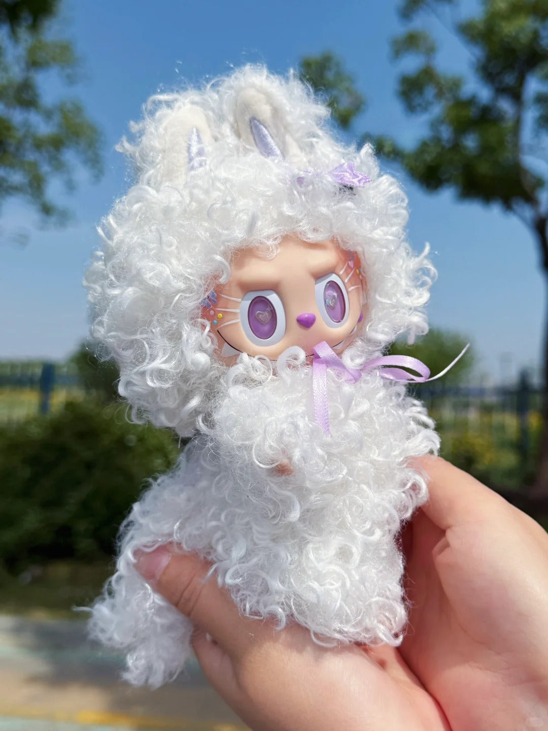 Original Design- Baby Curly Sheep 3 Colors | Handmade Modification labubu Doll