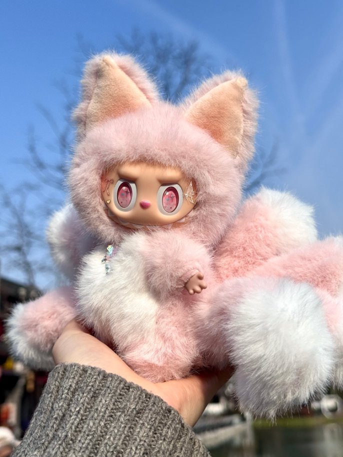 Original Design- Nine-Tailed Fox-7 colors|Handmade Modification labubu Doll