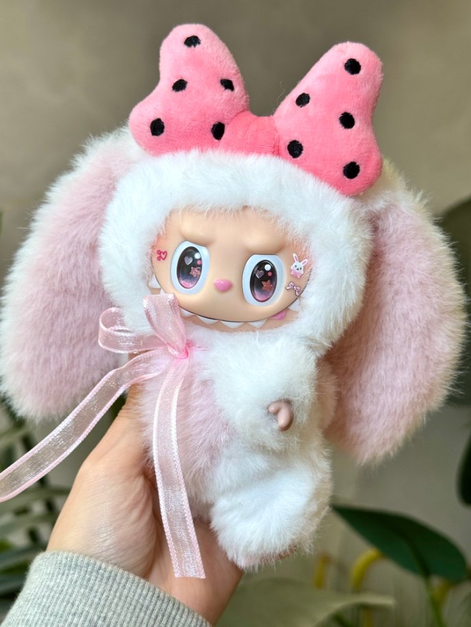 Original Design- Sweetheart Bunny |Handmade Modification labubu Doll