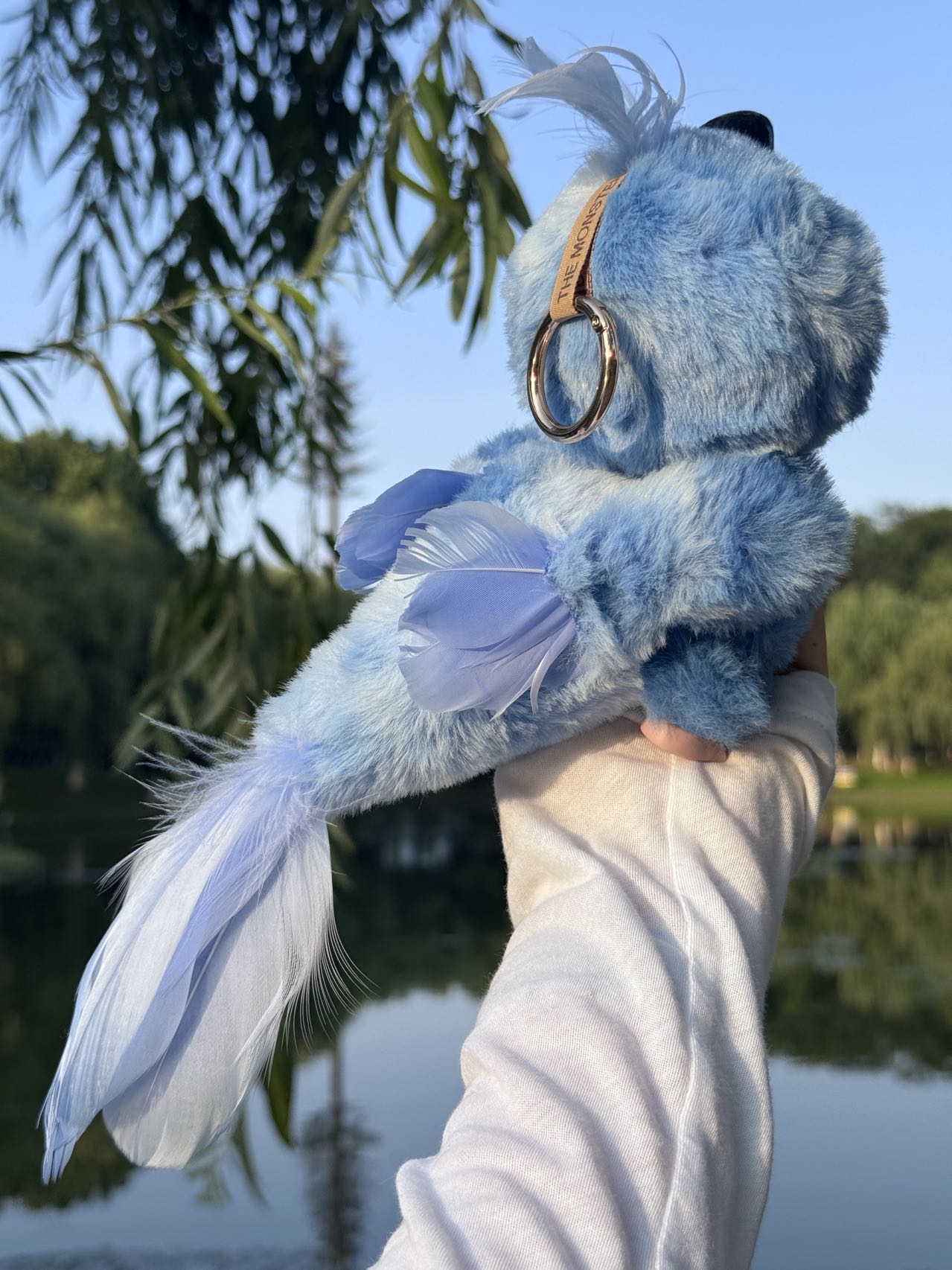 Original Design- Little Parrot Blue&Yellow&Peach Pink|Handmade Modification labubu Doll