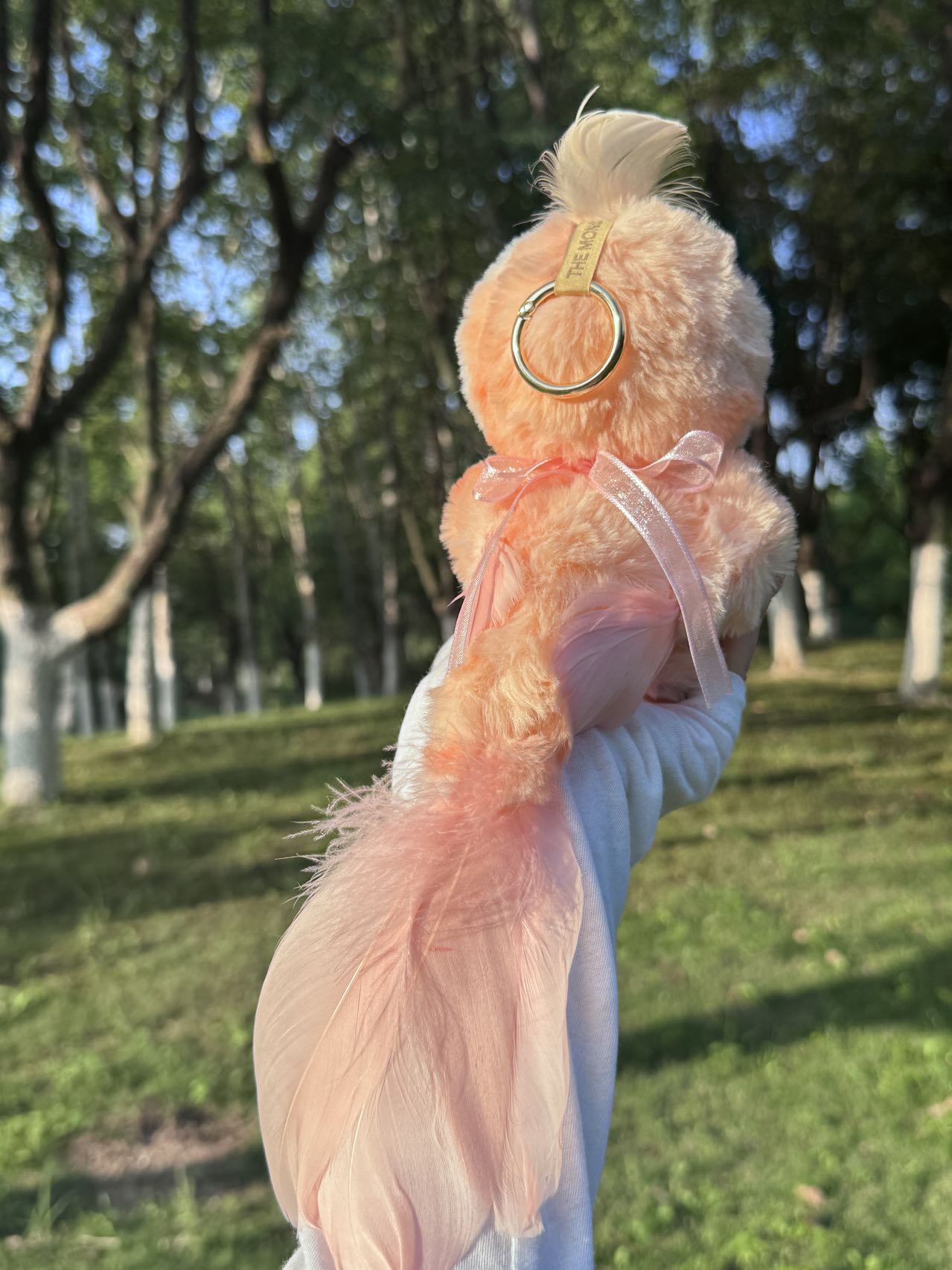 Original Design- Little Parrot Blue&Yellow&Peach Pink|Handmade Modification labubu Doll