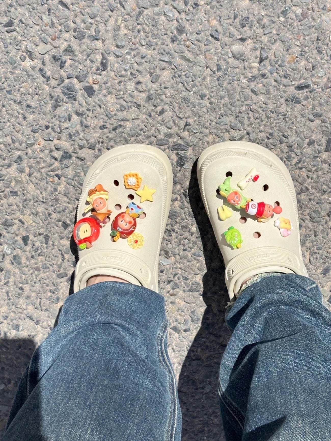 Twinkle Twinkle Star Diy Three-Dimensional Shone Charms For Hole Shoes Women'S Shoes Flower Cute Shoe Buckle Crocs Decoration