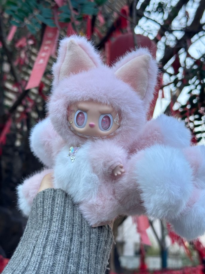 Original Design- Nine-Tailed Fox-7 colors|Handmade Modification labubu Doll