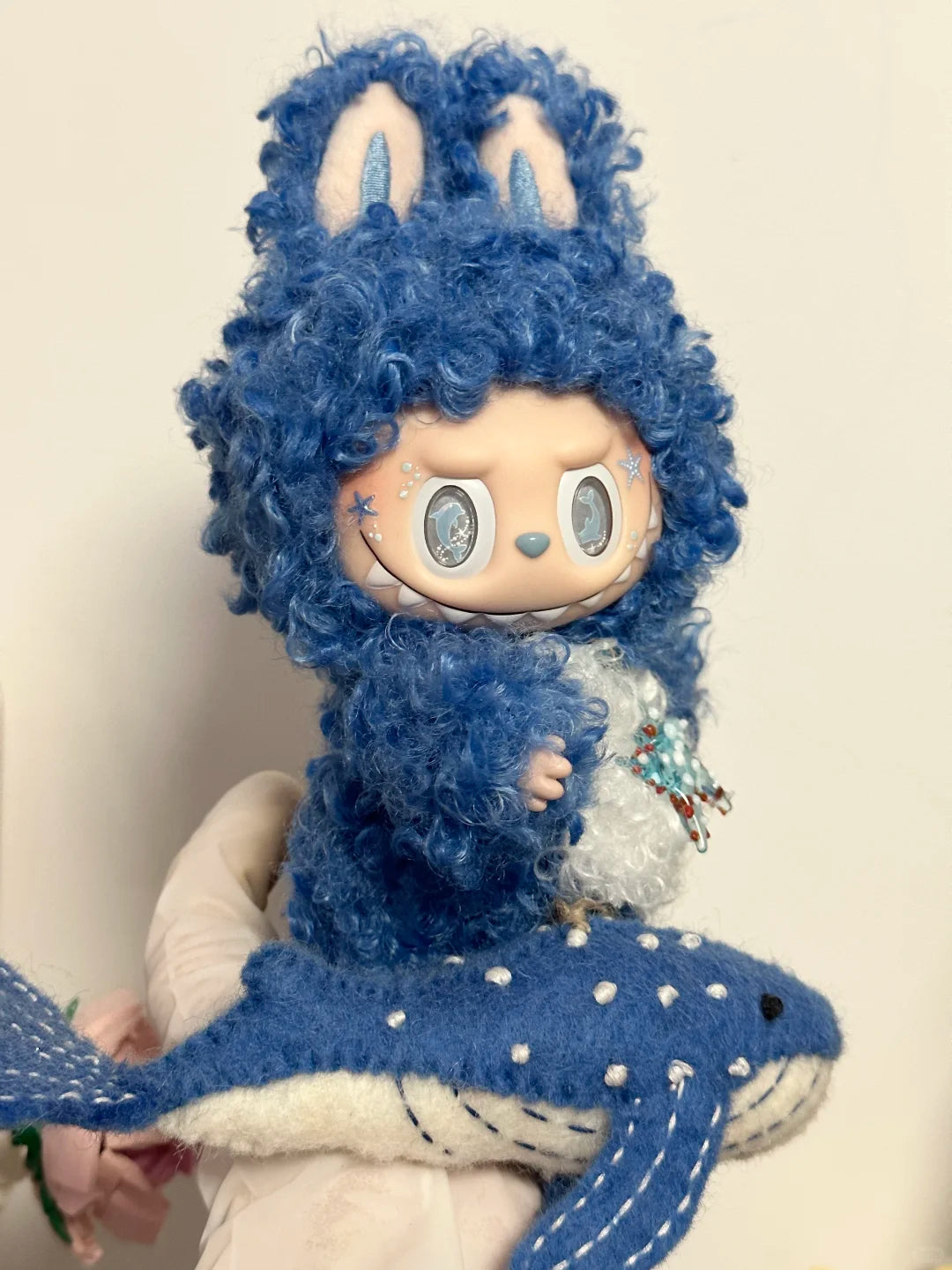 Original Design- Curly Hair Collection 7 colors |Handmade Modification labubu Doll