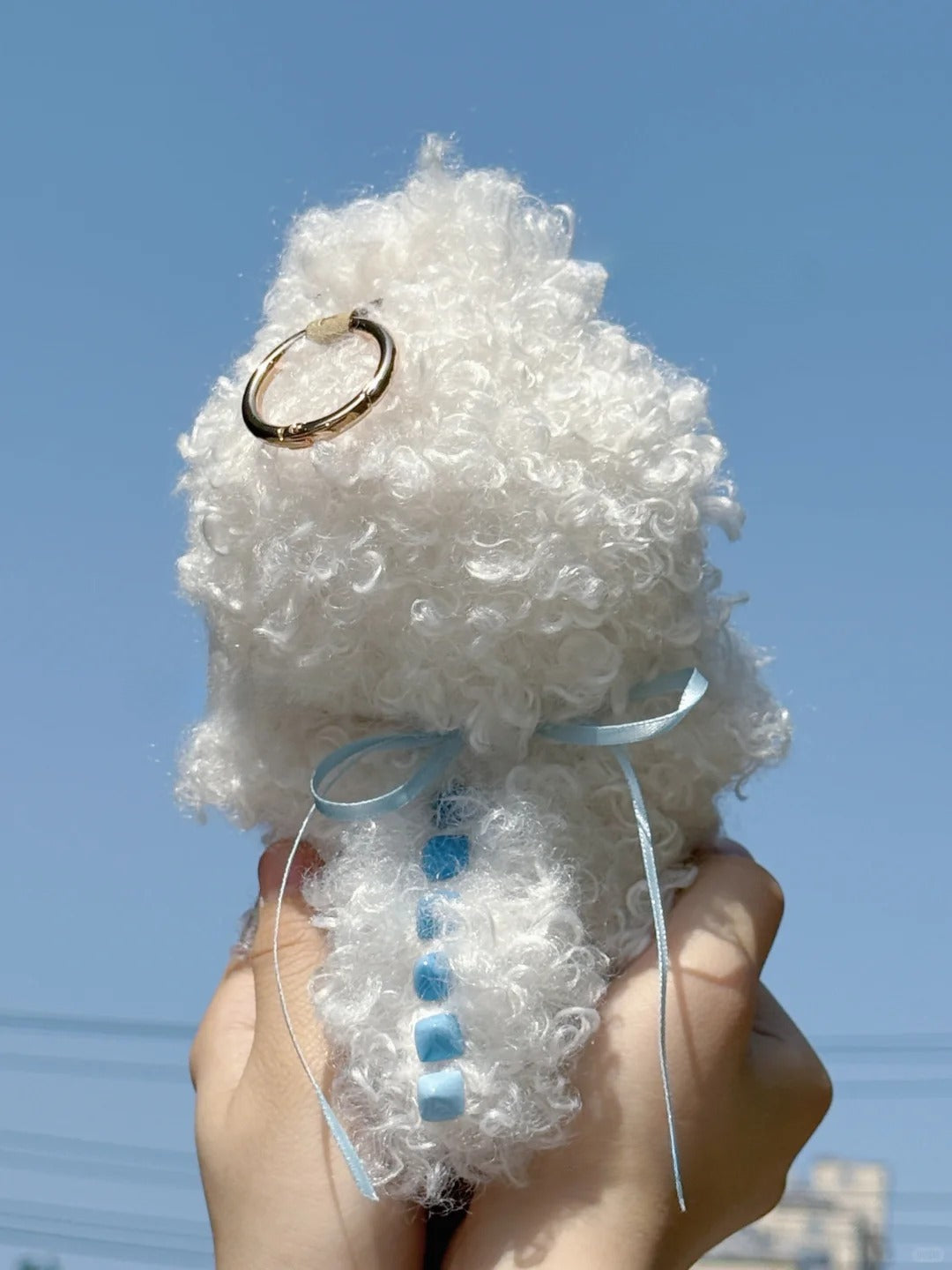 Original Design- Baby Curly Sheep 3 Colors | Handmade Modification labubu Doll