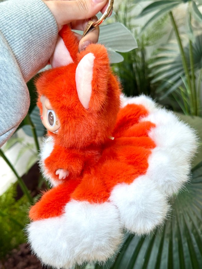 Original Design- Nine-Tailed Fox-7 colors|Handmade Modification labubu Doll