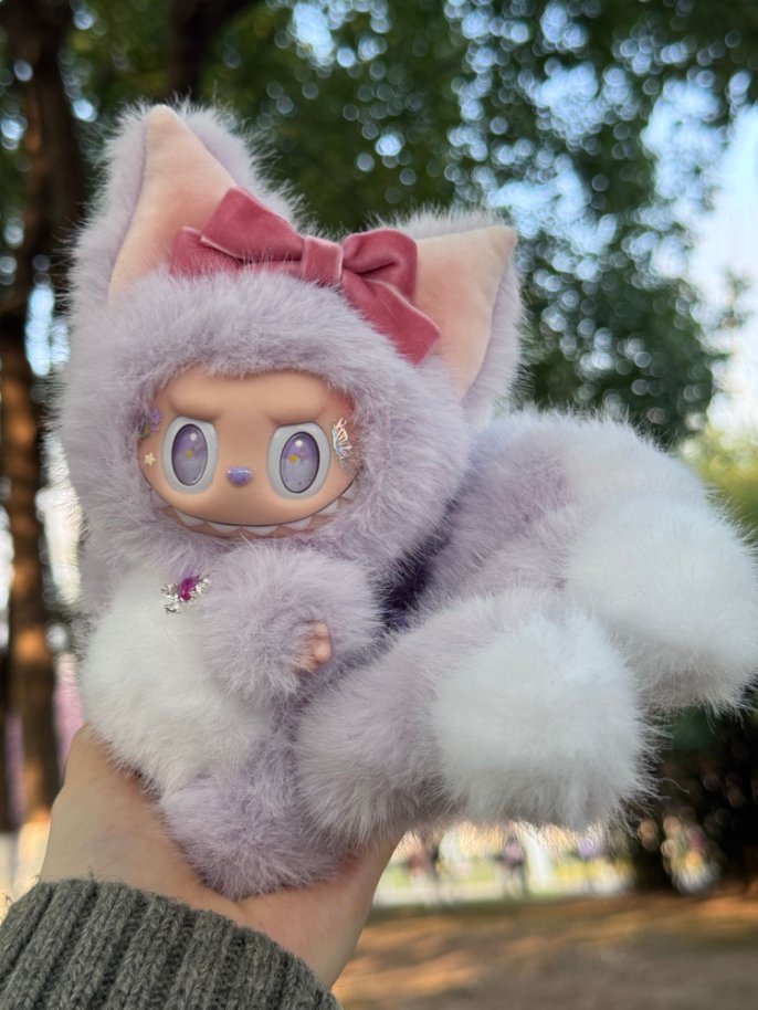 Original Design- Nine-Tailed Fox-7 colors|Handmade Modification labubu Doll