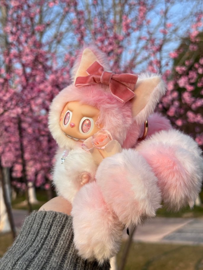 Original Design- Nine-Tailed Fox-7 colors|Handmade Modification labubu Doll