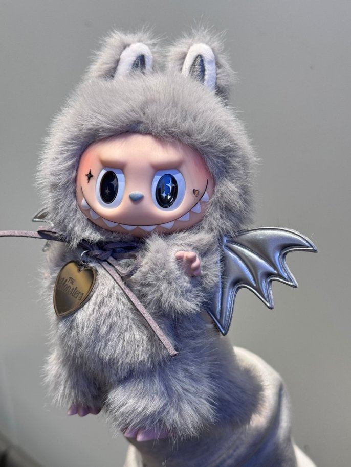 Original Design- Little Baby Devil Red& Grey|Handmade Modification labubu Doll