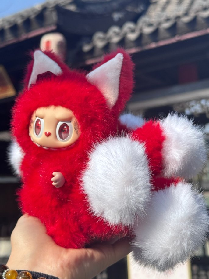 Original Design- Nine-Tailed Fox-7 colors|Handmade Modification labubu Doll