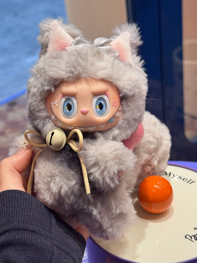 Original Design- Maine Coon Cat|Handmade Modification labubu Doll