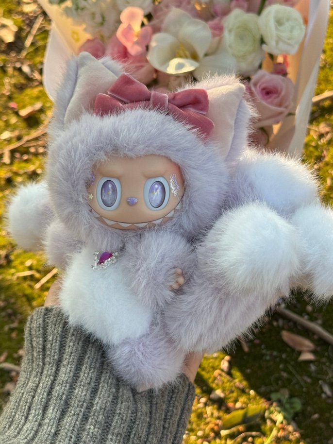 Original Design- Nine-Tailed Fox-7 colors|Handmade Modification labubu Doll
