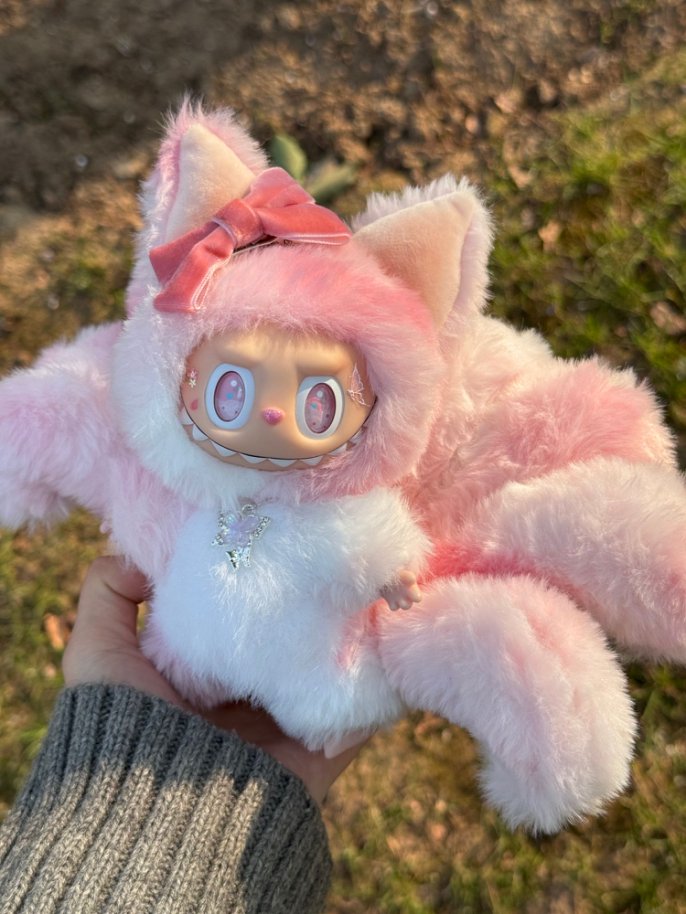 Original Design- Nine-Tailed Fox-7 colors|Handmade Modification labubu Doll