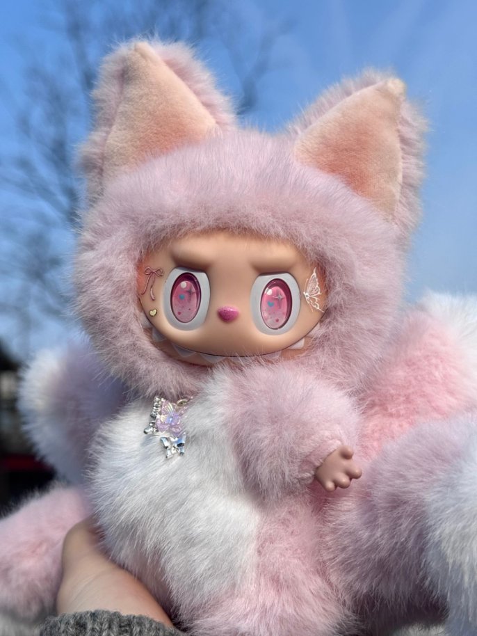 Original Design- Nine-Tailed Fox-7 colors|Handmade Modification labubu Doll