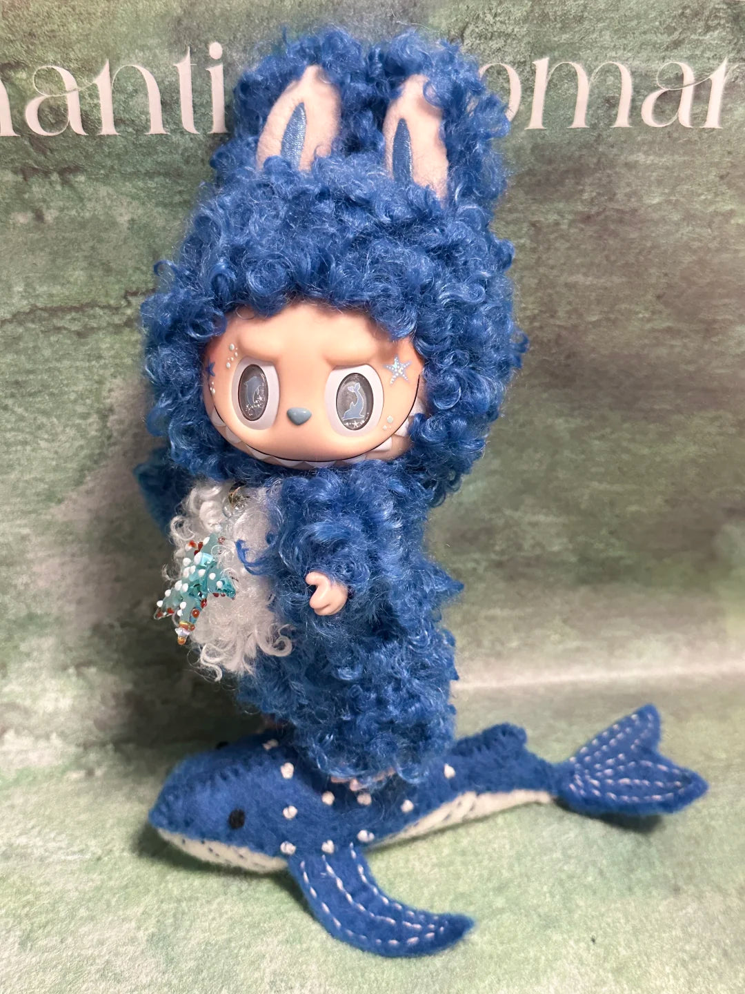 Original Design- Curly Hair Collection 7 colors |Handmade Modification labubu Doll