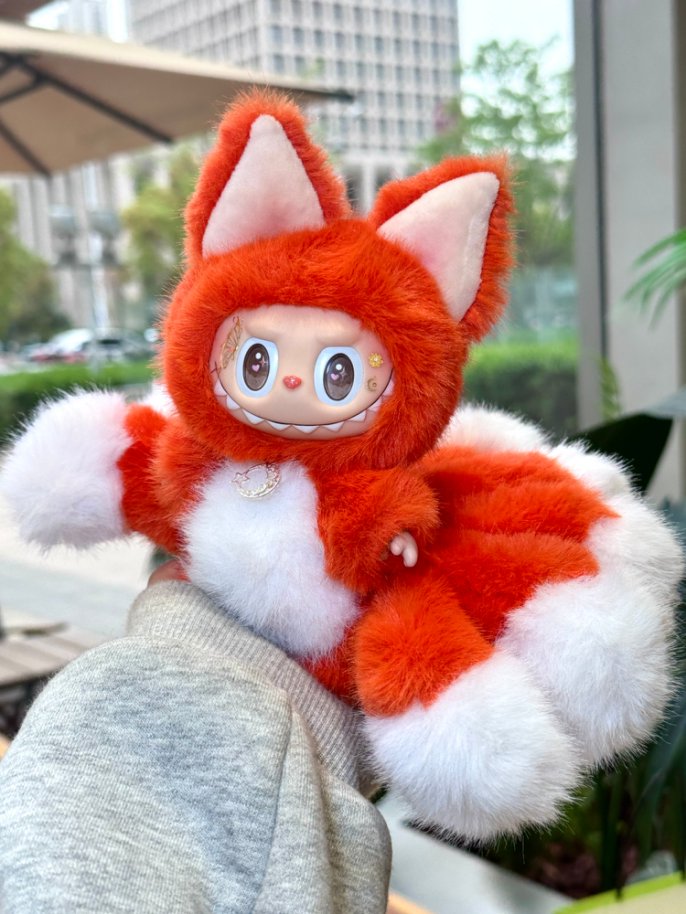 Original Design- Nine-Tailed Fox-7 colors|Handmade Modification labubu Doll