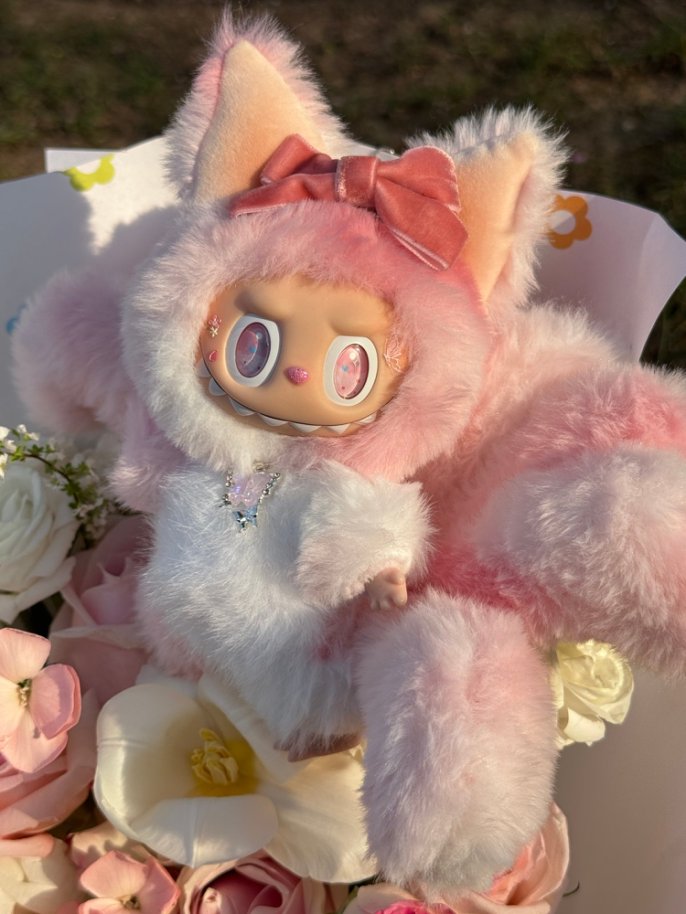 Original Design- Nine-Tailed Fox-7 colors|Handmade Modification labubu Doll