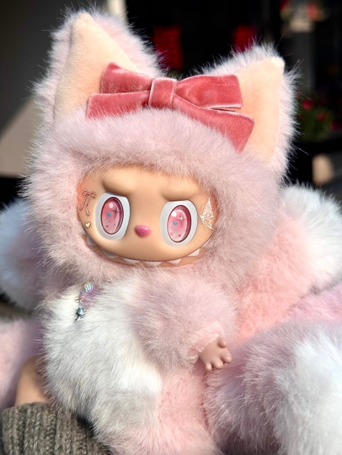 Original Design- Nine-Tailed Fox-7 colors|Handmade Modification labubu Doll